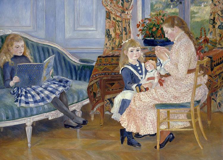 Pierre-Auguste Renoir Children's Afternoon at Wargemont oil painting image